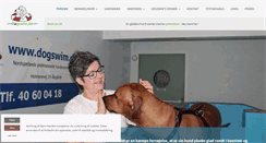 Desktop Screenshot of dogswim.dk