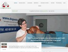Tablet Screenshot of dogswim.dk